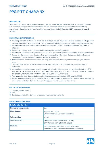 PPG PITT-CHAR® NX