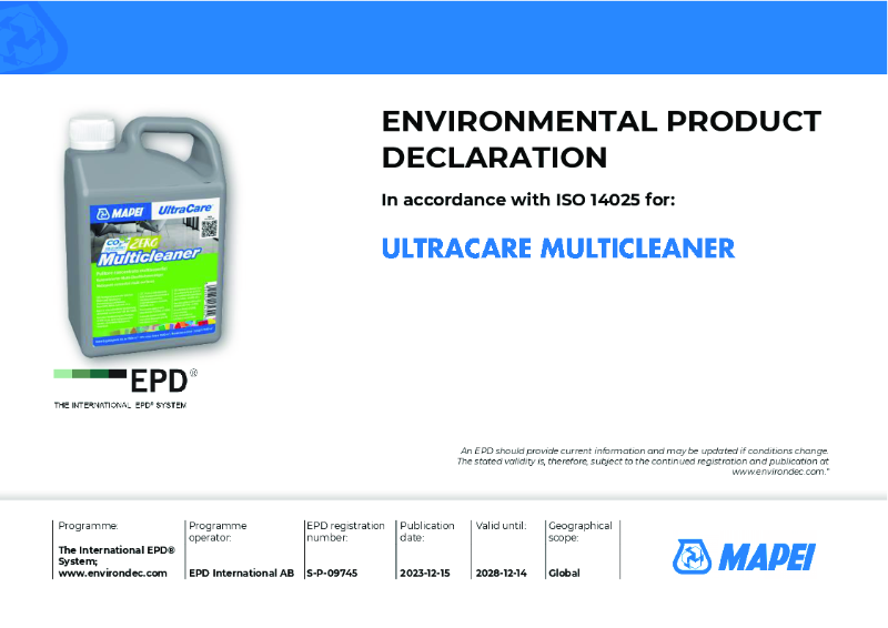 Ultracare Multicleaner EPD