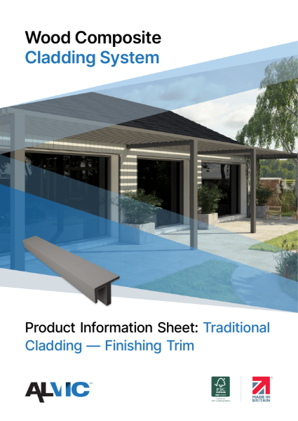 Product Information Sheet: Finishing Trims - Traditional Composite Cladding System