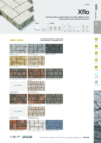 Xflo Paving Data Sheet