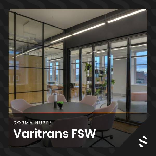 Dorma Varitrans FSW Moveable Glass Wall - Single glazed moving glass wall system