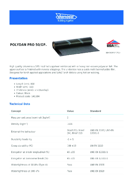 Danosa - POLYDAN PRO 50