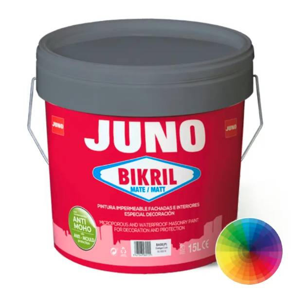 Juno Bikril Matt Masonry Finish   - Water-Based Emulsion Paint