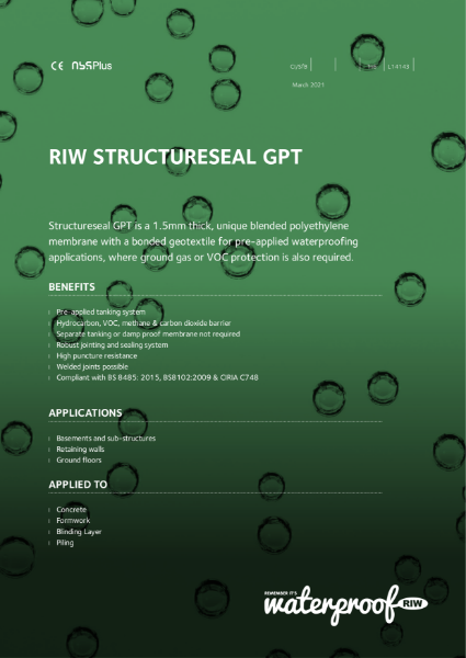 RIW Structureseal GPT