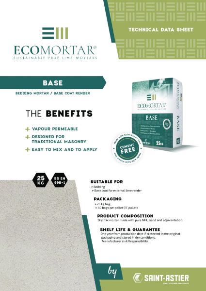 EcoMortar Base Technical Data Sheet