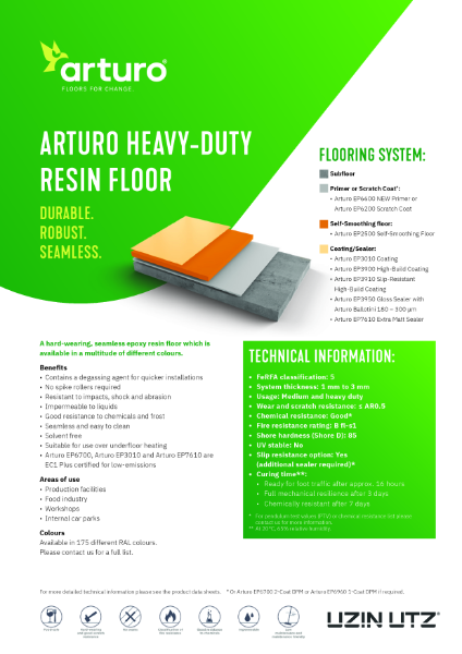 Arturo Heavy-Duty Resin Floor