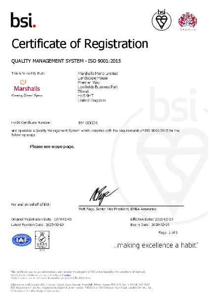 ISO 9001: Quality Management 2025-28