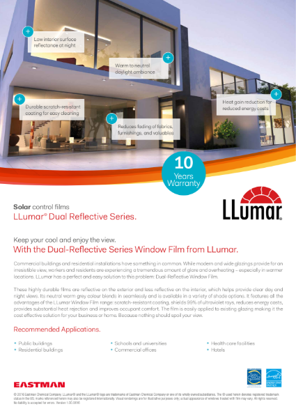 LLumar Dual Reflective Window films