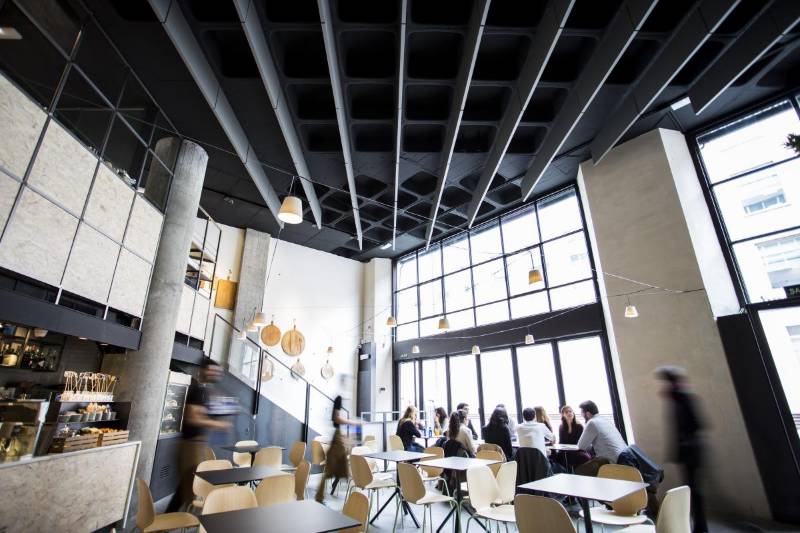 Pure Storage. Ecophon installed Solo rafts and Solo Baffles. | Saint ...