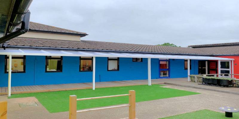 No More Rushing in from the Rain for Rush Green Primary School
