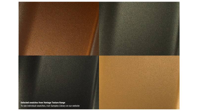 Vantage Range | Texture - High Grade Textured Polyester Powders