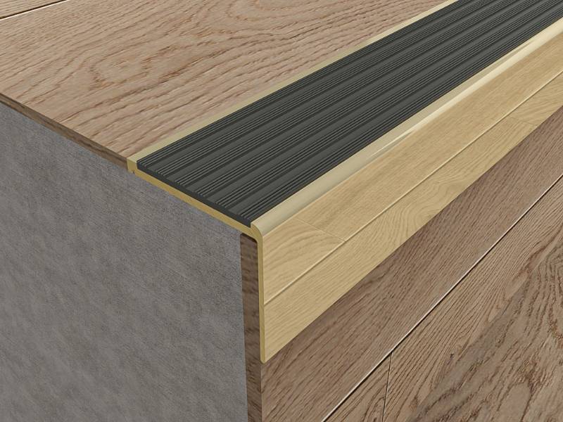 Brass stair nosings with infill - Maintenance Guide | CAT (Carpet ...