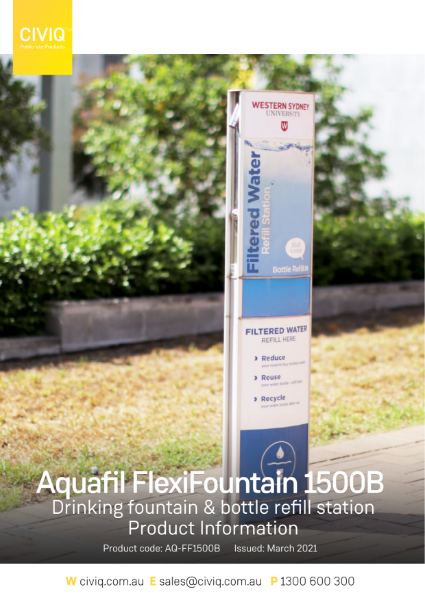 Aquafil® FlexiFountain 1500B Bottle Refill Station