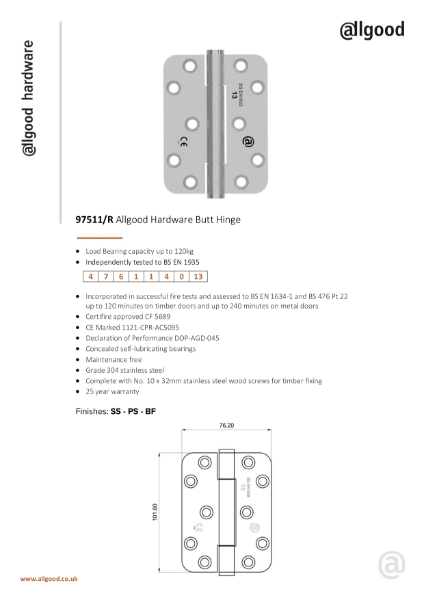 97511-R Datasheet Iss01