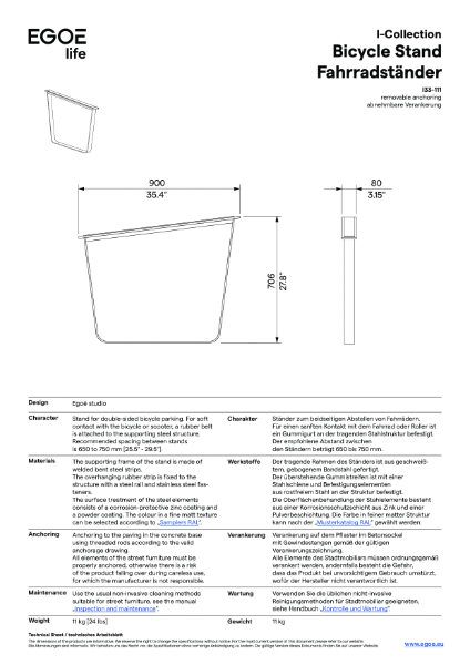 I33-111 - Data Sheet