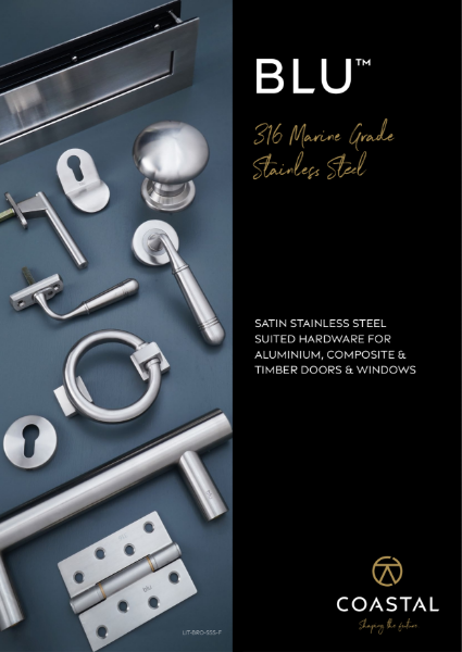BLU Satin Stainless Steel Suited Hardware