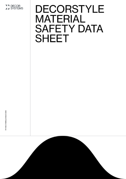 DecorStyle Safety Data Sheet