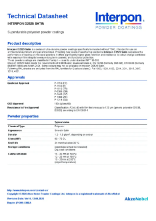 EMEA TDS Interpon D2525 Satin