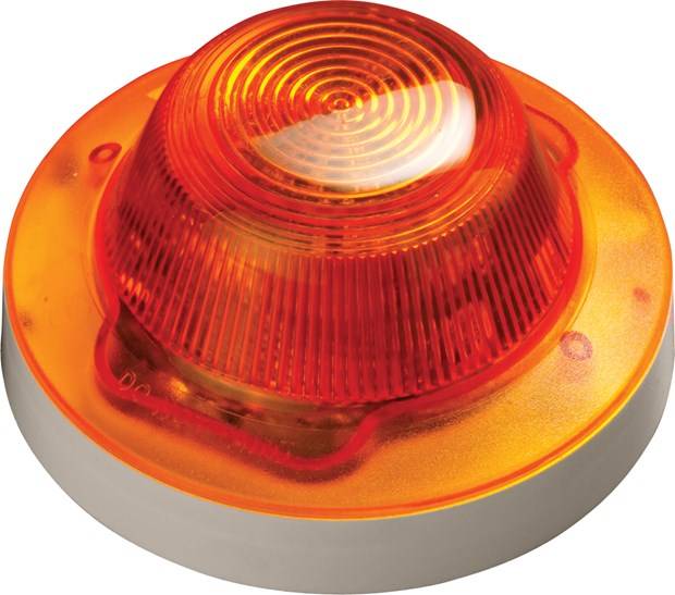 Loop-powered Visual Indicator - Amber body (amber flash) - Alarm warning light