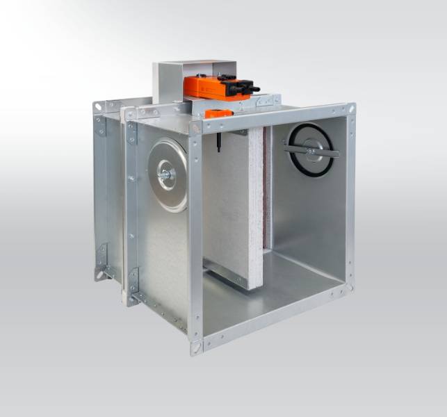 FDMA - Rectangular EIS Fire Damper (≤1600x1000mm) - Manual/Motorised - Fire Damper