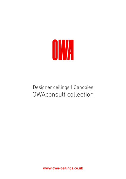 DS_1964 - OWAconsult collection - Designer ceilings | Canopies