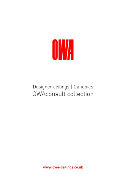 Designer Ceilings - OWAconsult Collection