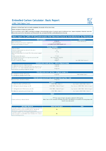 WSO-PP-I02 CIBSE TM65