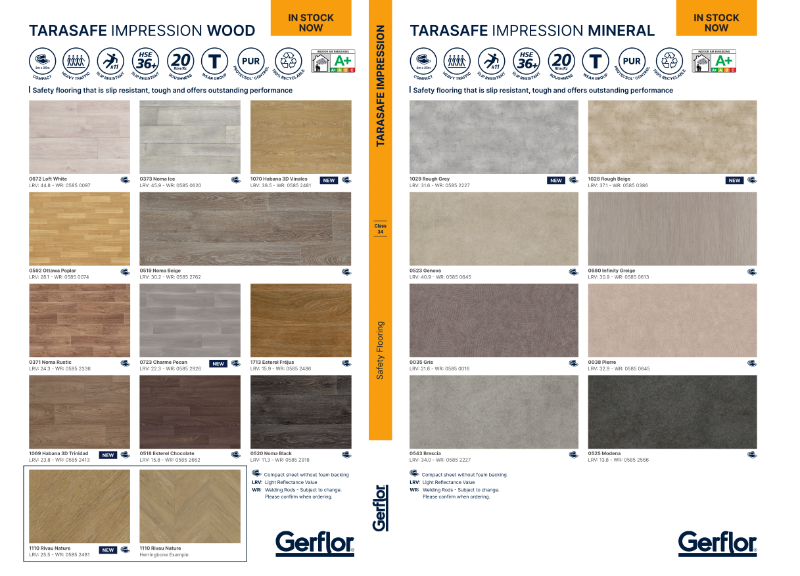 Tarasafe Impression Colour Card