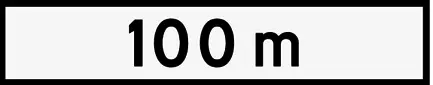 Skilt - Trafikkskilt - Avstand (forbudsskilt) - Skilt nr. 802