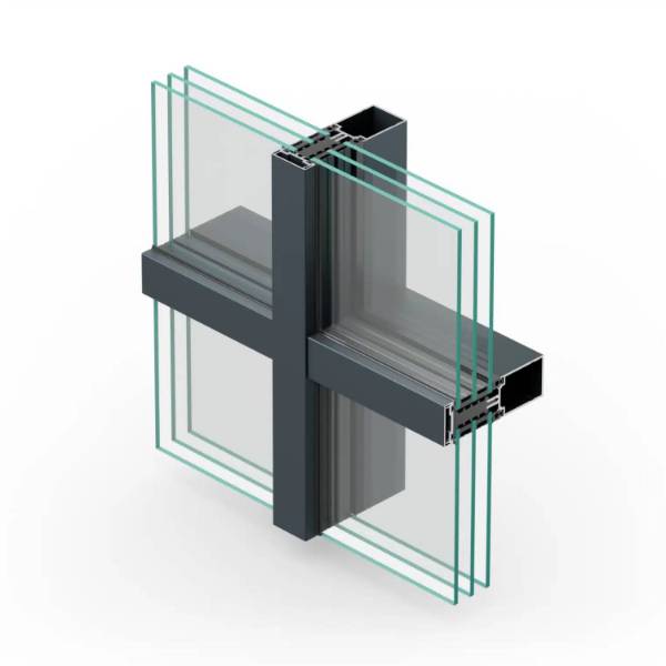 AA®100 HI Curtain Wall System - Pressure-Equalized Stick-Frame Assembly