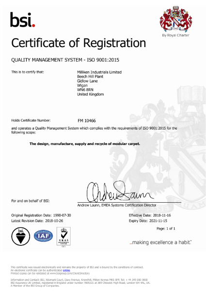 ISO9001 Certification