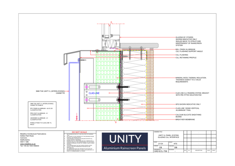 Unity A1 IL-T06 Technical Drawing