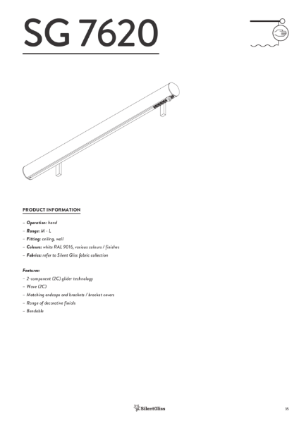 Silent Gliss Metropole SG 7620 Catalogue