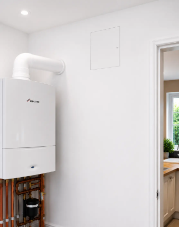 Gas Flue Inspection Access Panel – Shallow Metal Door – Beaded Frame – R01 Range - Access Panels