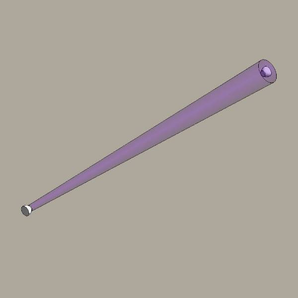 Optical beam smoke detector (end to end) 