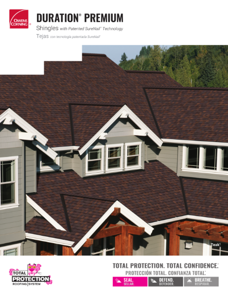 Duration Series Shingles Installation Instructions