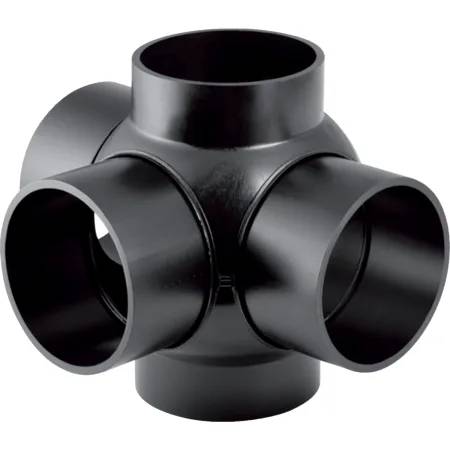 Geberit HDPE Triple Branchball 88.5°, Connections 90° Offset