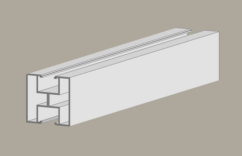 Solar module support rails 