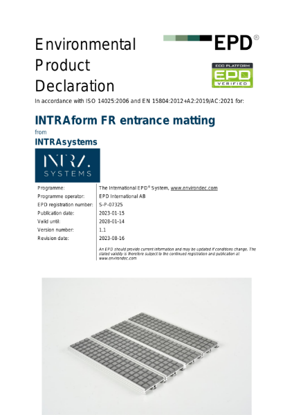 EPD - INTRAform FR