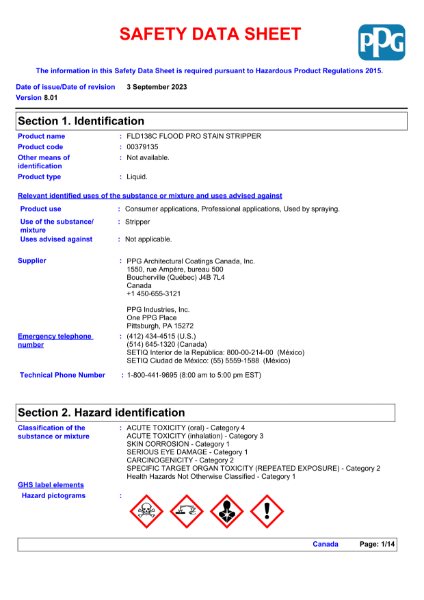 FLD138C Flood Pro Stain Stripper