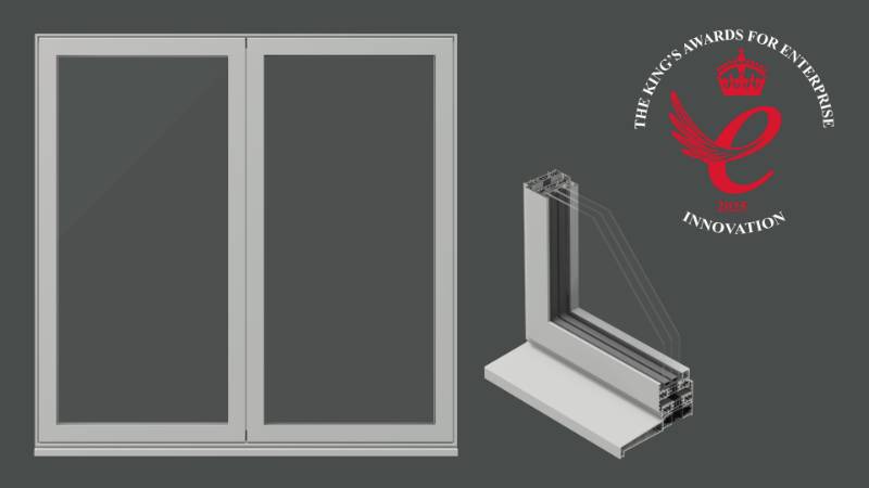 Classic Beaded French Window  - Aluminium Window