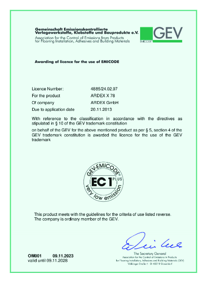 GEV-EMICODE® EC1 PLUS