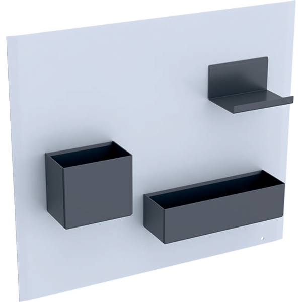 Magnetic Board with Storage Boxes