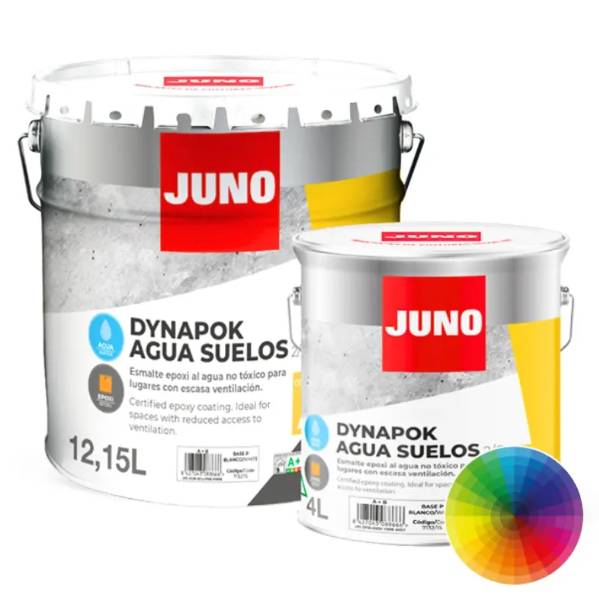 Juno Dynapok Agua Epoxy Floor & Wall Paint - Water-based Two-Pack Epoxy