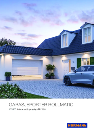 Garasjeporter RollMatic Produktbrosjyre