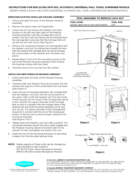 Installation Instructions B-3974