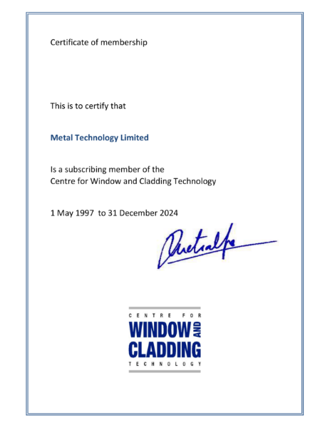 CWCT Certificate