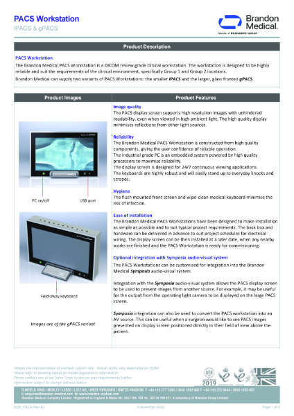 PACS Workstation - iPACS & gPACS