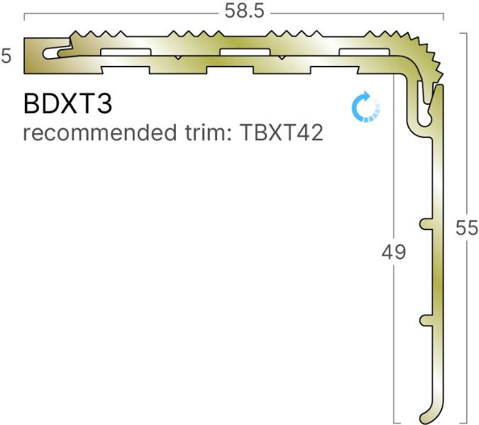 XT Bronze Stair Edgings