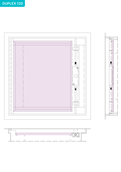 Duplex 120 Technical Drawing